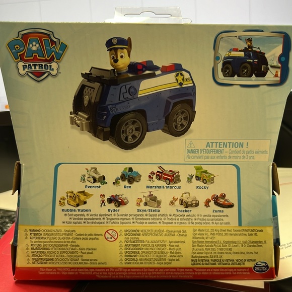 Paw Patrol Chase Patrol Cruiser 2 piece set W-9 - Picture 2 of 7
